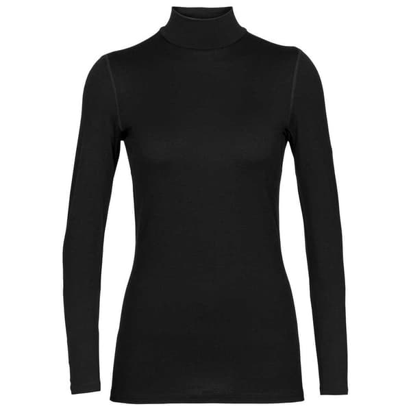 Icebreaker Pitkähihainen Pohjakerros 260 Tech Turtleneck Musta M Nainen