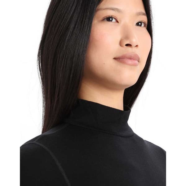 Icebreaker Pitkähihainen Pohjakerros 260 Tech Turtleneck Musta M Nainen
