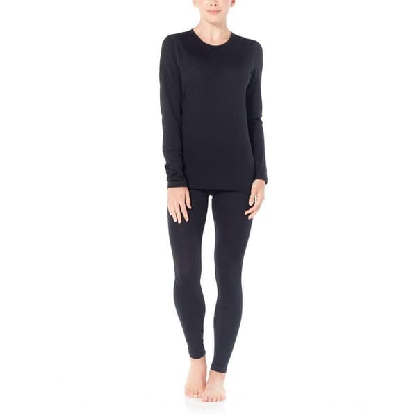 Icebreaker Leggings 200 Oasis Merino Sort M Kvinde
