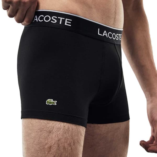Lacoste Slip 3 Yksiköt Valkoinen,Musta,Harmaa S Mies