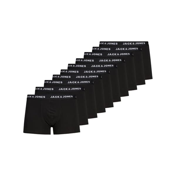 Jack & Jones Nyrkkeilijä Solid 10 Yksiköitä Musta 2XL Mies