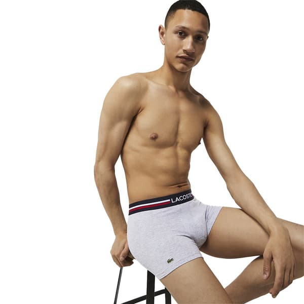 Lacoste Slip 3 Enheder Rød,Hvid,Blå S Mand