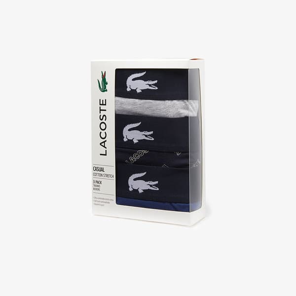 Lacoste Slip 3 Yksiköt Sininen,Harmaa S Mies