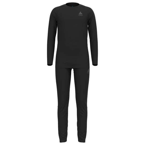 Odlo Uppsättning Long Fundamentals Active Warm Svart 12 Years