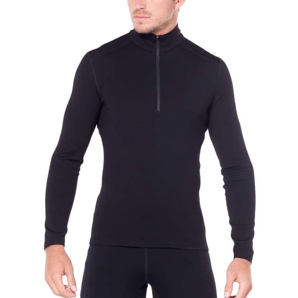 Icebreaker Baslager 260 Tech Merino Svart S Man