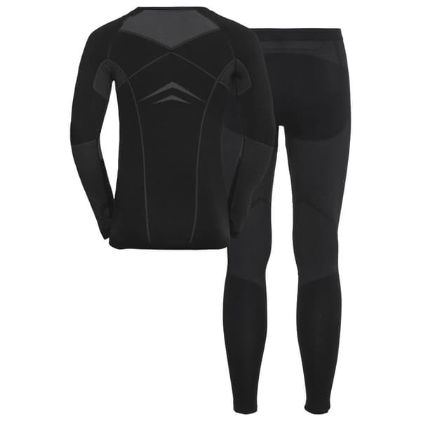 Odlo Uppsättning Performance Evolution Warm Svart M Man