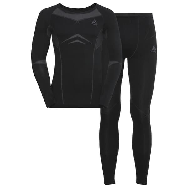 Odlo Uppsättning Performance Evolution Warm Svart M Man