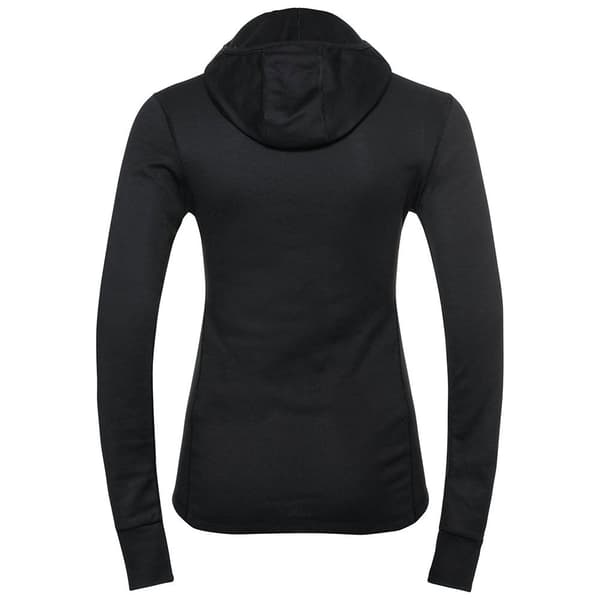 Odlo Langærmet Baselag Med Ansigtsmaske Active Warm Eco Sort XL Kvinde