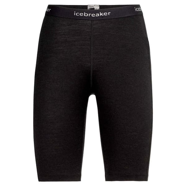 Icebreaker Korte Leggings 200 Oasis Merino Sort M Kvinde