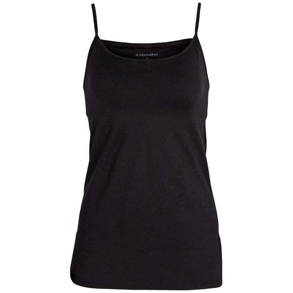 Icebreaker Ærmeløs T-shirt Siren Merino Sort XS Kvinde