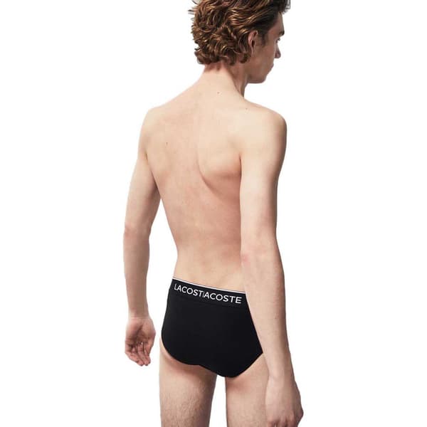 Lacoste Slip 3 Enheder Sort S Mand
