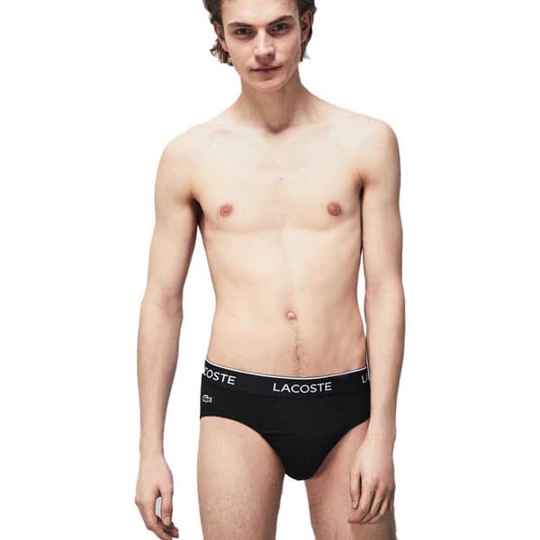 Lacoste Slip 3 Yksiköt Musta S Mies