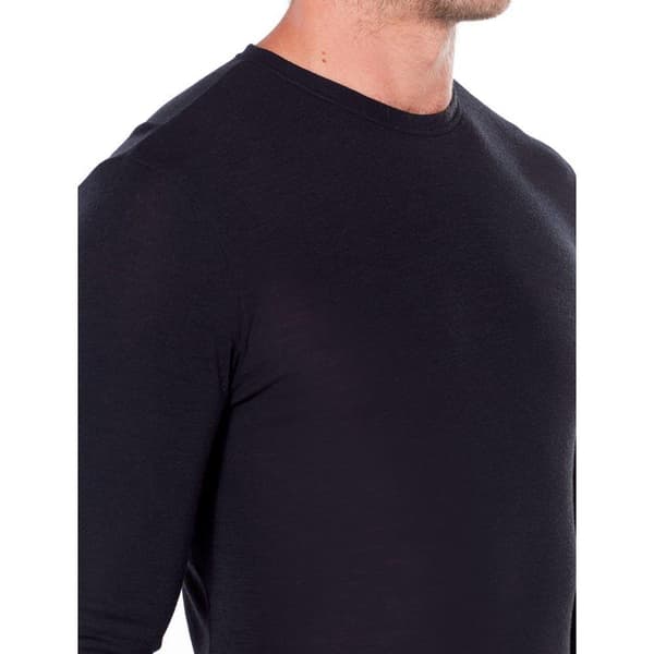 Icebreaker Baslager 175 Everyday Crew Merino Svart M Man