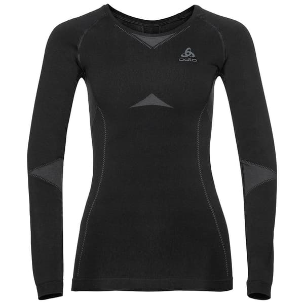 Odlo Langærmet Basislag Performance Evolution Warm Sort L Kvinde