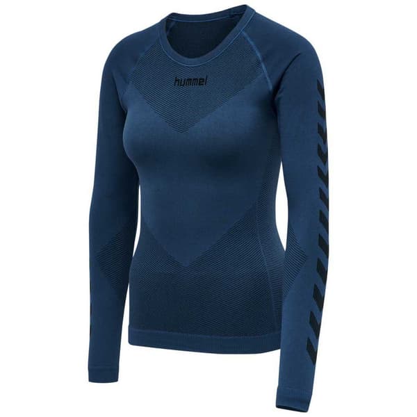 Hummel Långärmad Basskikt First Seamless Blå XL-2XL Kvinna