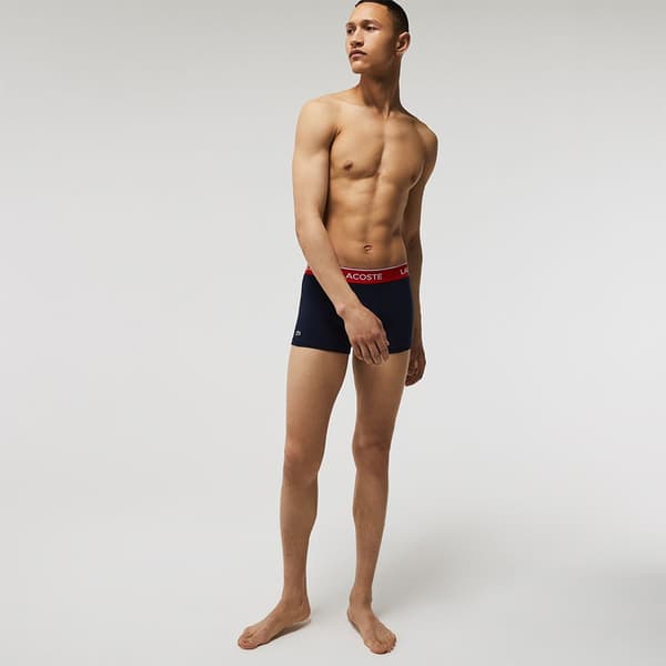 Lacoste Bokser Casual 3 Enheder Blå XL Mand