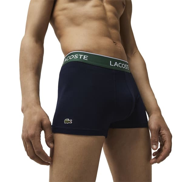 Lacoste Bokser Casual 3 Enheder Blå XL Mand