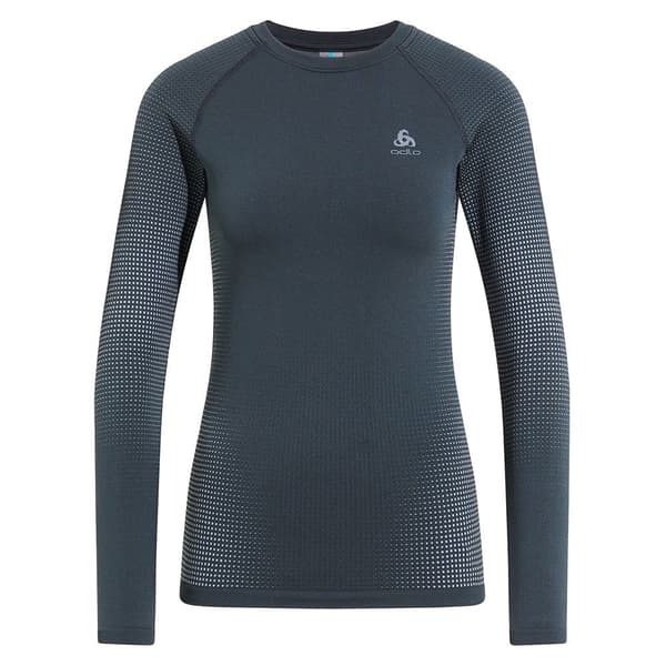 Odlo Top Crew Neck Performance Warm Eco Sininen S Nainen