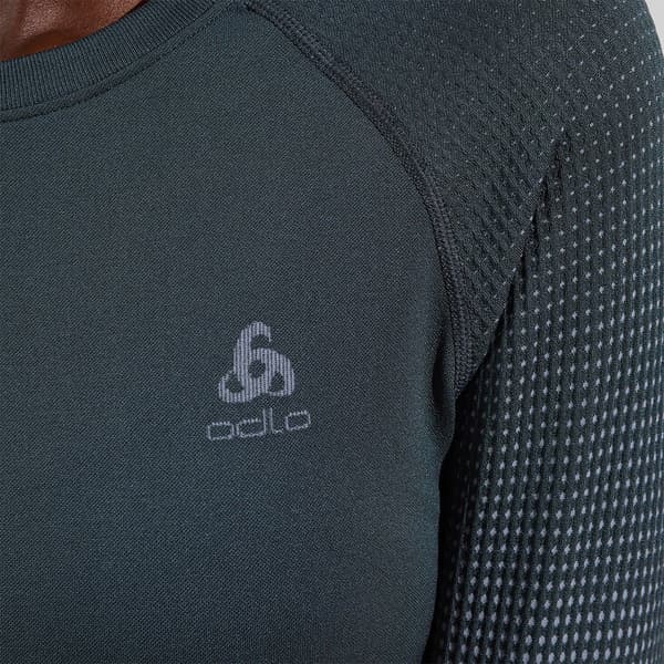 Odlo Top Crew Neck Performance Warm Eco Sininen S Nainen