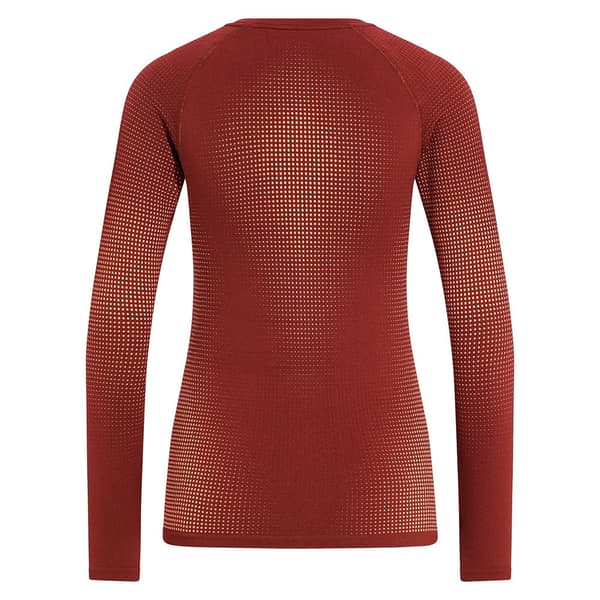 Odlo Top Crew Neck Performance Warm Eco Röd XS Kvinna