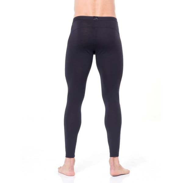 Icebreaker Leggings 200 Oasis Merino Sort 2XL Mand