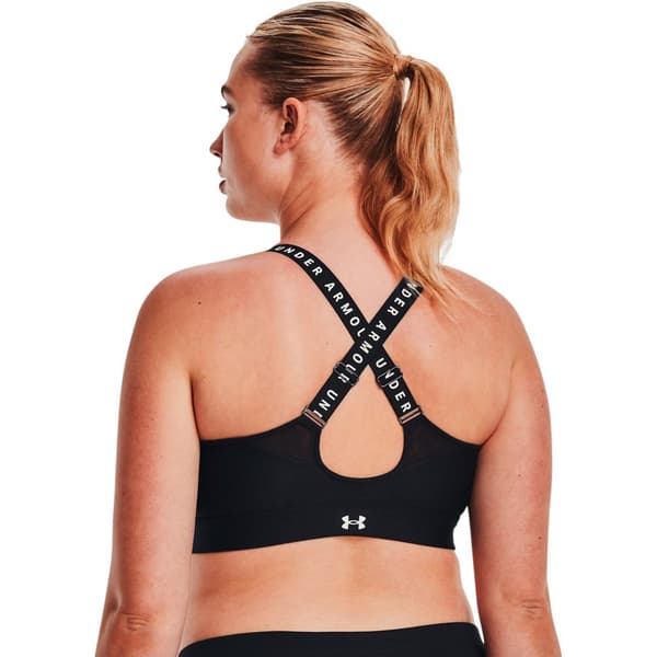 Under Armour Top Høj Support Infinity Zip Rosa S Kvinde