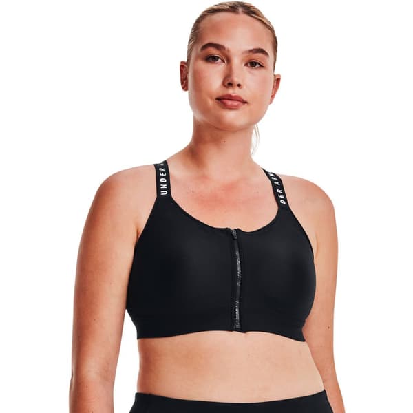 Under Armour Top Høj Support Infinity Zip Rosa S Kvinde