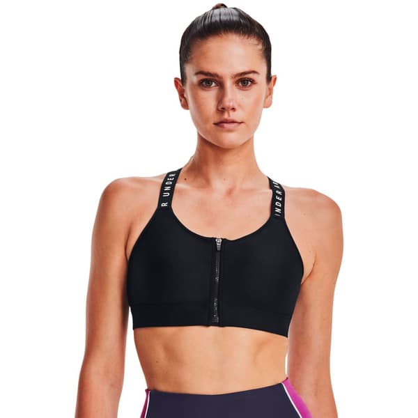 Under Armour Top Høj Support Infinity Zip Rosa XS Kvinde