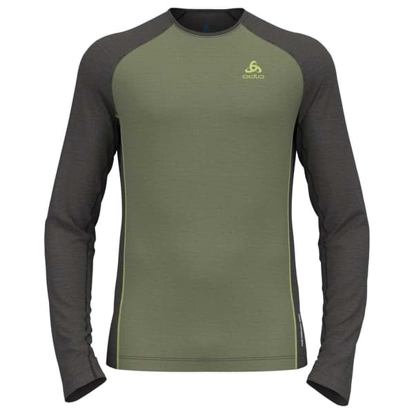 Odlo Långärmad Basskikt Natural Performance Grönt XL Man