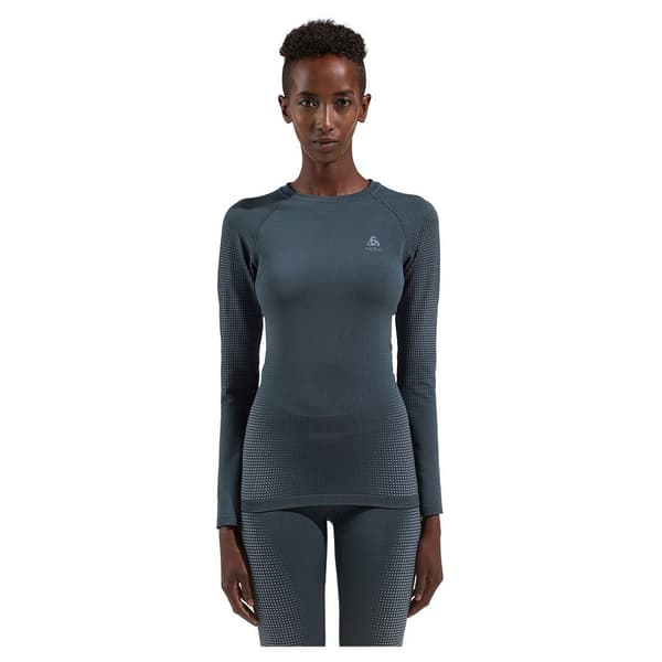 Odlo Top Crew Neck Performance Warm Eco Sininen L Nainen