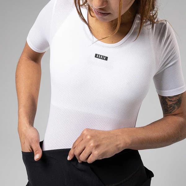 Gobik Kort Ærme Basislag Cell Skin Hvid L-XL Kvinde