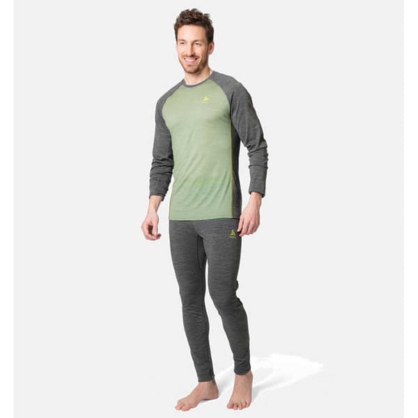 Odlo Långärmad Basskikt Natural Performance Grönt S Man