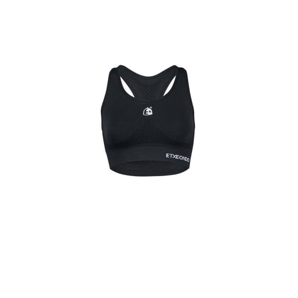 Etxeondo Sports-bh Top Sort L-XL Kvinde