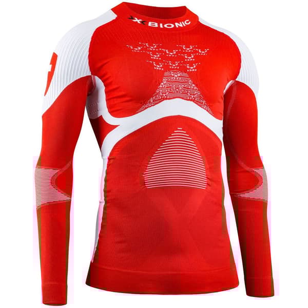 X-bionic Långärmad Basskikt Energy Accumulator 4.0 Patriot Röd L Man
