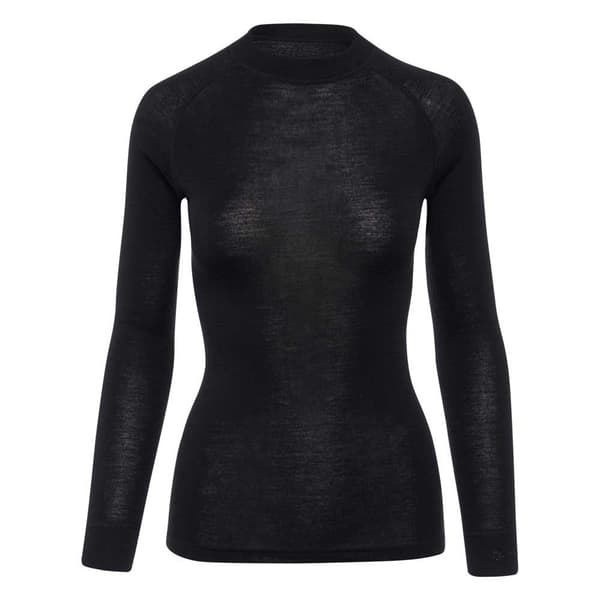Thermowave Langærmet Basislag Merino Warm Sort M Kvinde