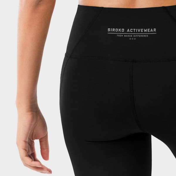 Siroko Leggingsit S-power Musta S Nainen