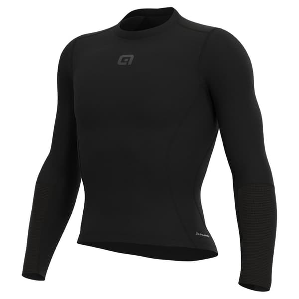 Ale Långärmad Basskikt Grid Svart XS-S Man