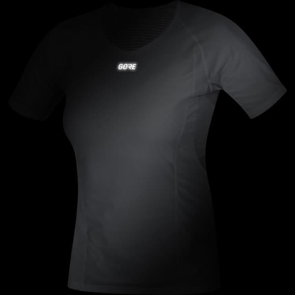 Gore® Wear Kort Ærme Basislag Windstopper Sort L Kvinde