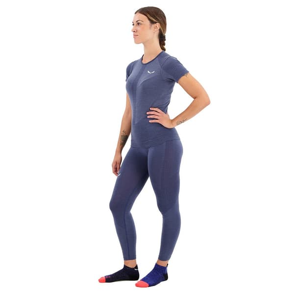 Salewa Kortärmad Baslager Zebru Responsive Blå XS Kvinna