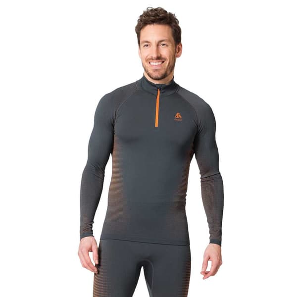 Odlo Top Turtle Neck Performa Blå S Mand