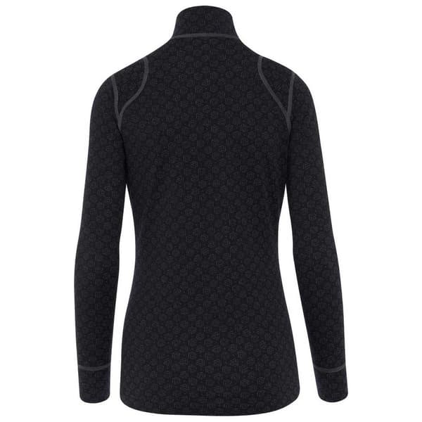 Thermowave Langærmet Basislag Merino Xtreme Zip Sort XL Kvinde