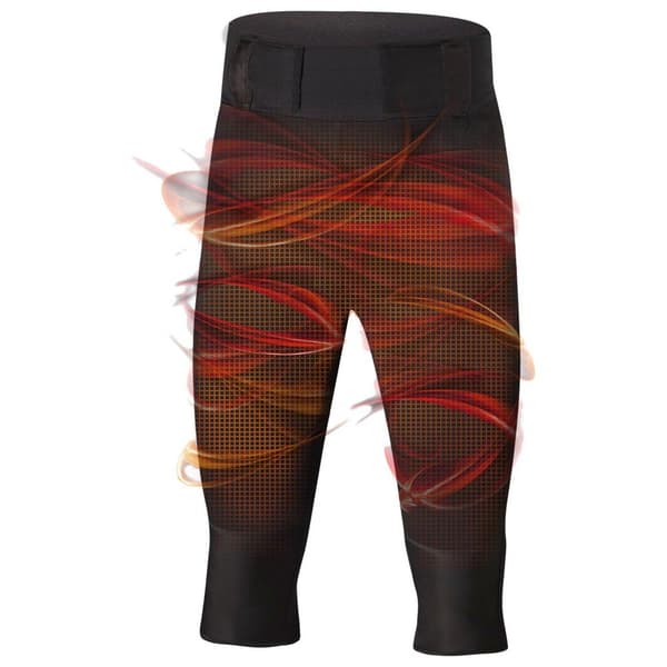 Lenz Pohjakerros Heat 1.0 3/4 Housut Musta XL Nainen