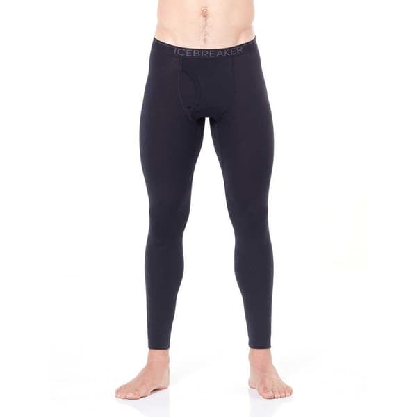 Icebreaker Leggingsit 200 Oasis Merino Musta XL Mies