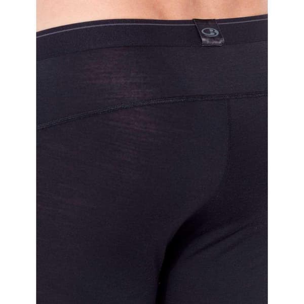 Icebreaker Leggingsit 200 Oasis Merino Musta XL Mies
