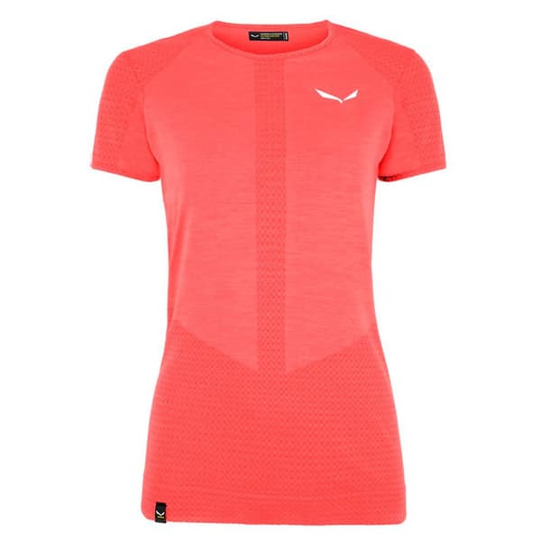 Salewa Kortärmad Baslager Zebru Responsive Rosa S Kvinna