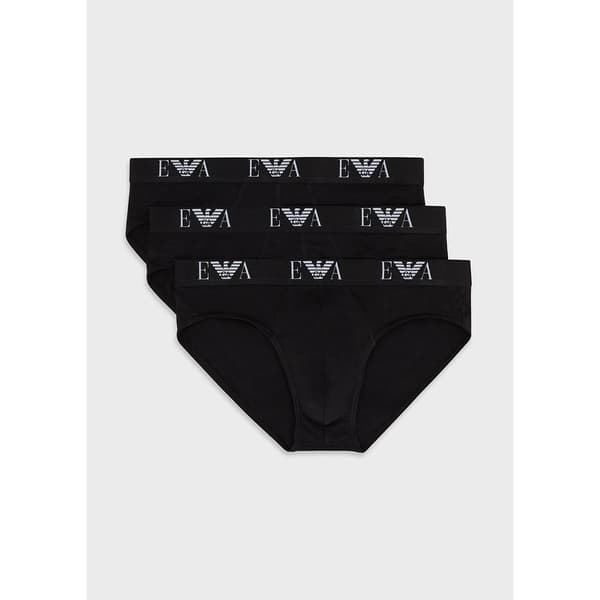 Emporio Armani Glida 111734 3 Enheter Svart M Man