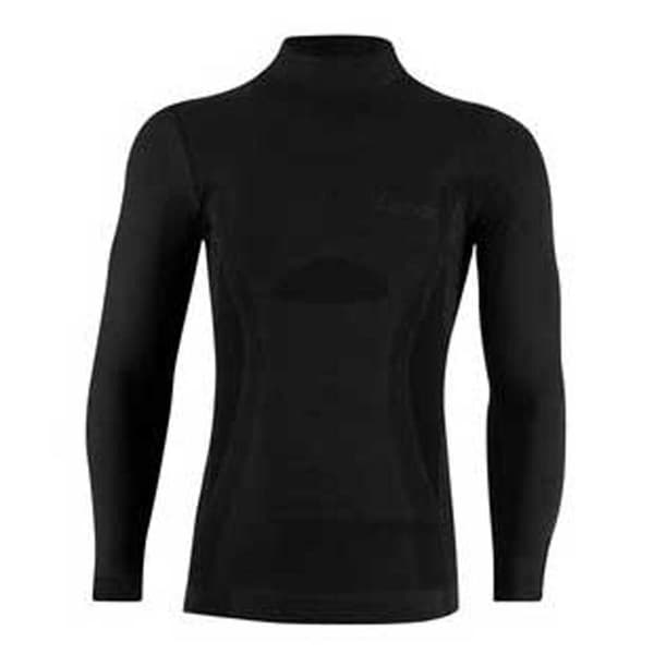 Lenz Långärmad Turtleneck Baslager Merino 6.0 Svart L Man