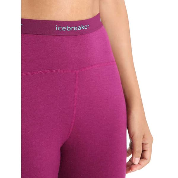 Icebreaker Baselayer Bukser 200 Sonebula Leggings Rosa S Kvinde