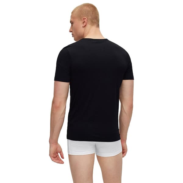 Boss Kort Ærme Basislag V Neck Classic 3 Enheder Sort XS Mand