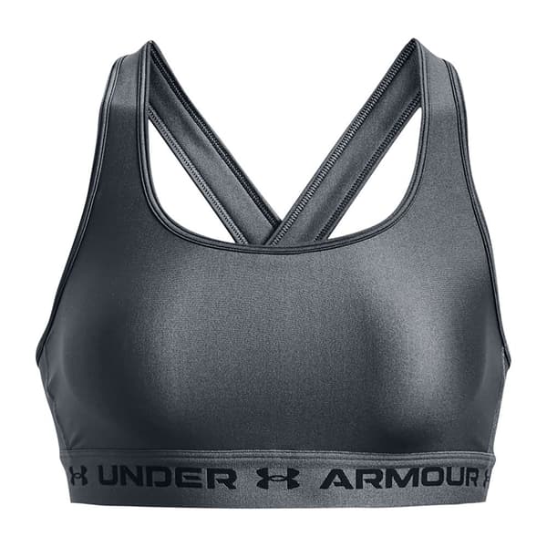 Under Armour Top Medium Support Crossback Grå XS Kvinna